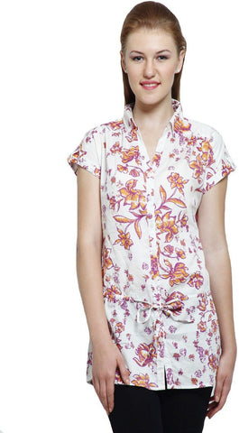 Alpha Lady Women's Printed Casual, Formal Shirt
